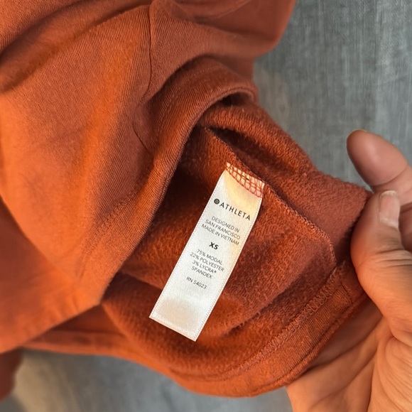 Athleta Women's Orange Drape Top - Picture 13 of 13